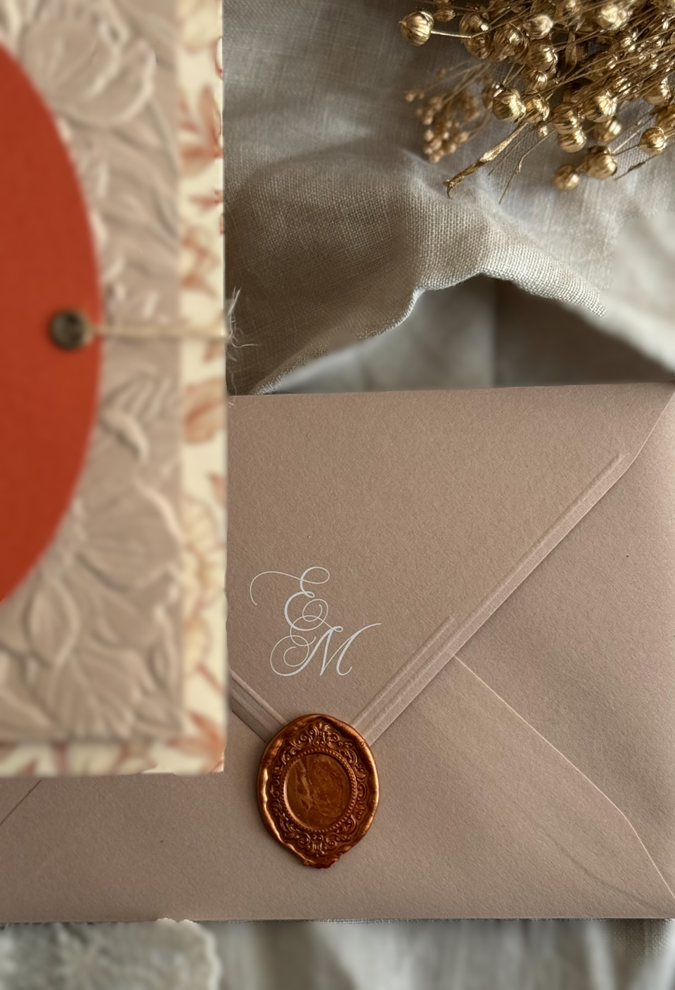 Zaproszenie ślubne – Kwiaty Vintage - obrazek 4