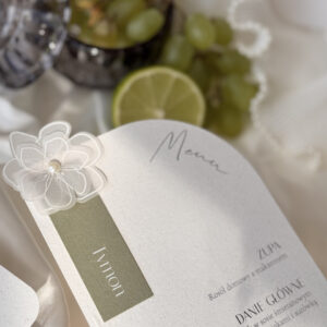 Menu-winietka Flower