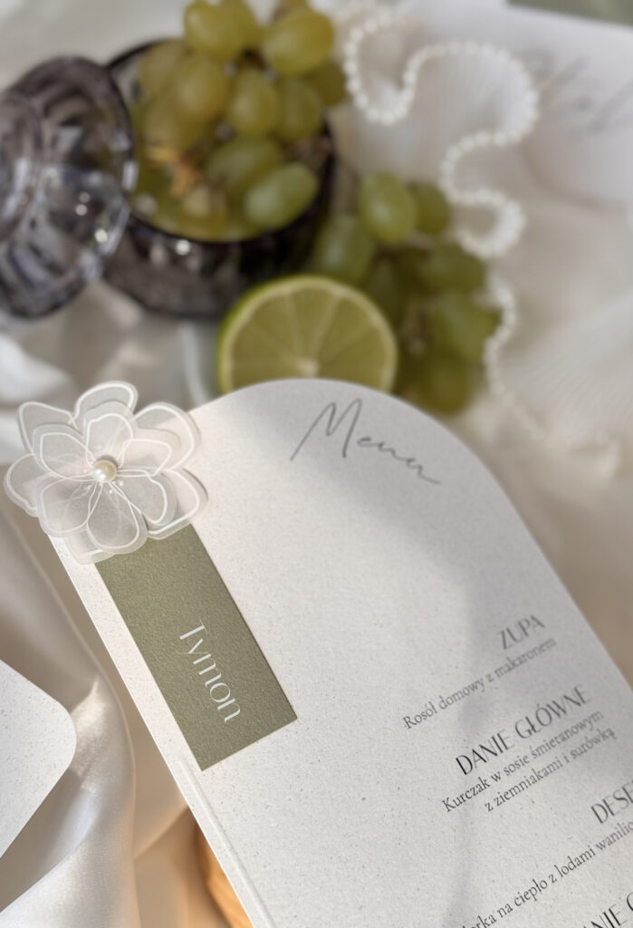 Menu-winietka Flower