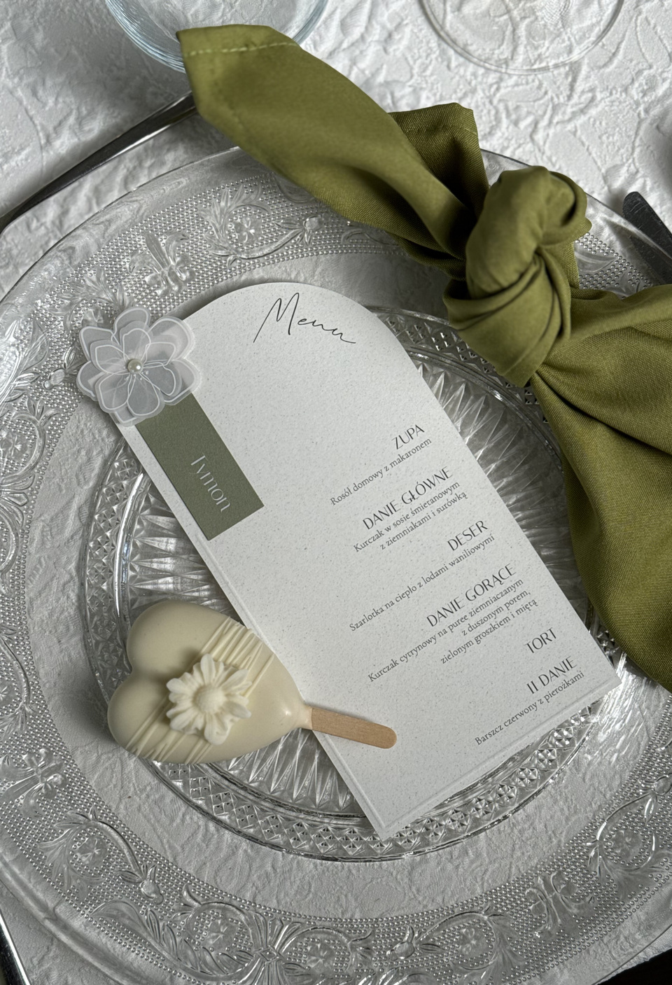 Menu-winietka Flower (zdjęcie 3)